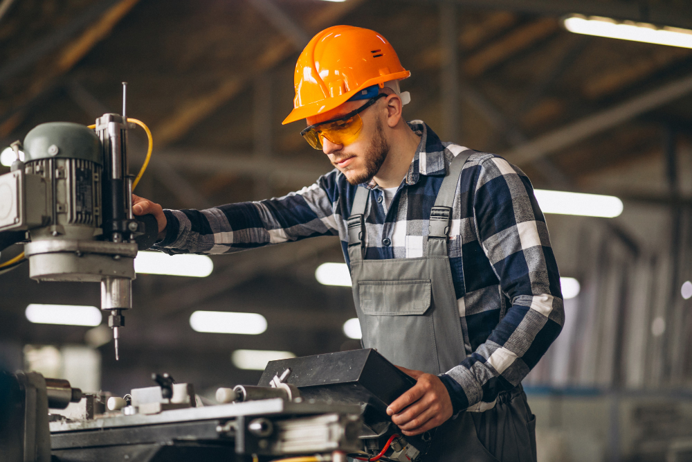 CNC Machines in Metalworking Shop